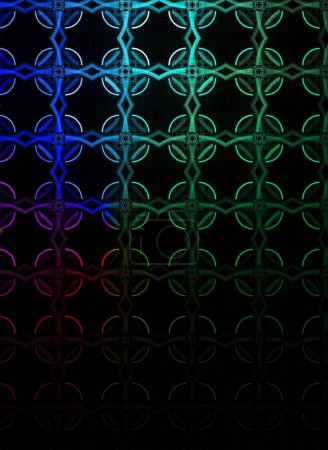 Téléchargez les photos : Modèles de lumière laser vibrants : un arrière-plan captivant pour vos projets créatifs - en image libre de droit