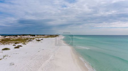 Photo for Aerial view of the beach at Pensacola, Florida in October - Royalty Free Image