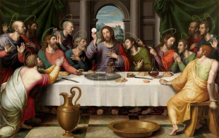 Photo for The Last Supper Juan de Juanes - Royalty Free Image