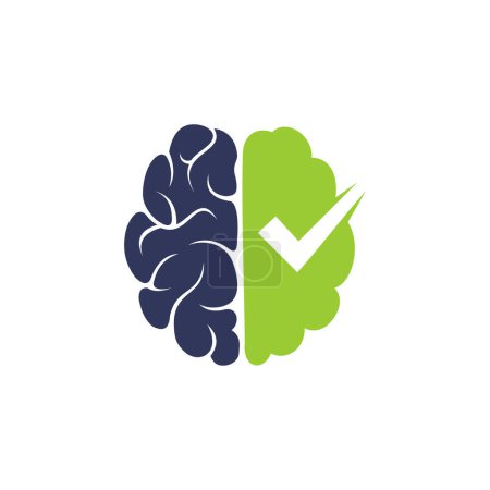 Smart Brain Vector, brain logo design