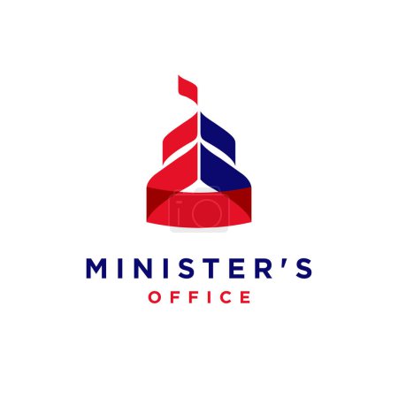 MINISTER'S OFFICE logo, building logo