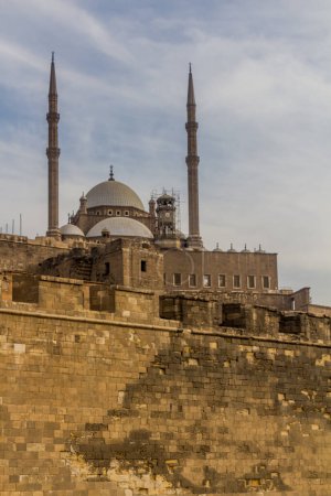 Téléchargez les photos : Mosque of Muhammad Ali in  the Citadel in Cairo, Egypt - en image libre de droit