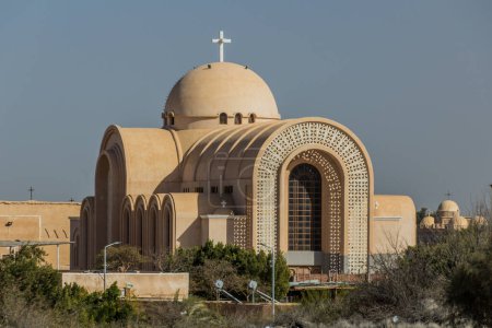 Photo for Church at Saint Pishoy (Bishoi) monastery in Wadi El Natrun, Egypt - Royalty Free Image