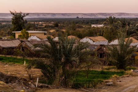 Foto de Desert camp in Bahariya oasis, Egypt - Imagen libre de derechos