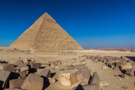 Téléchargez les photos : Pyramide de Khafre à Gizeh, Egypte - en image libre de droit