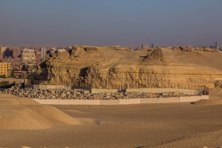 Photo for Nazlet El-Samman cemetery in Giza, Egypt - Royalty Free Image