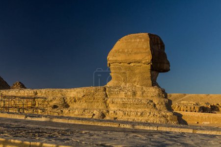 Photo for View of the Sphinx in Giza, Egypt - Royalty Free Image