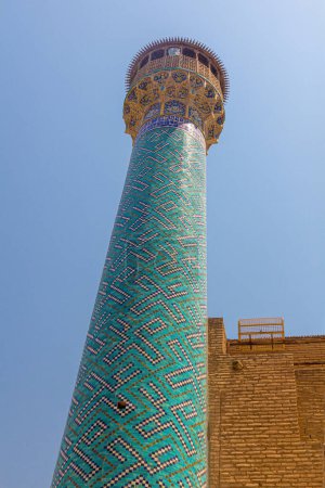Photo for Minaret of the Shah Mosque in Isfahan, Iran - Royalty Free Image