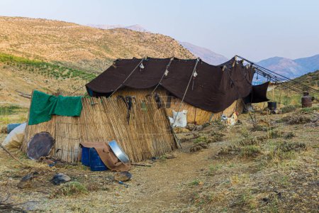 Photo for Nomad camp in Zagros mountains, Iran - Royalty Free Image