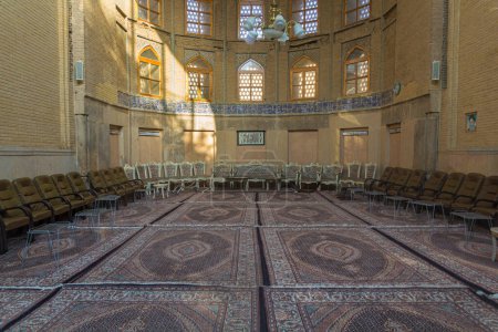 Photo for SHIRAZ, IRAN - JULY 6, 2019: Interior of Khan Madrasa religious school in Shiraz, Iran. - Royalty Free Image