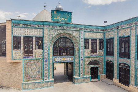 Photo for KERMANSHAH, IRAN - JULY 11, 2019: Takieh Mo'aven ol-Molk (Tekiye Moaven Al Molk) Hosseinieh shrine in Kermanshah, Iran - Royalty Free Image