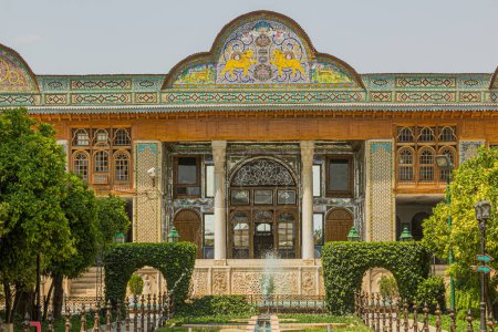 Foto de Qavam House en el jardín de Naranjestan en Shiraz, Irán - Imagen libre de derechos