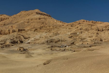 Foto de Necropolis at the Luxor's West bank - Imagen libre de derechos
