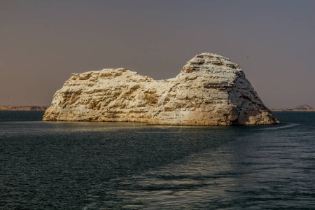 Photo for Rocky island in Lake Nasser, Egypt - Royalty Free Image