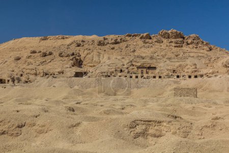 Foto de Necropolis at the Luxor's West bank - Imagen libre de derechos