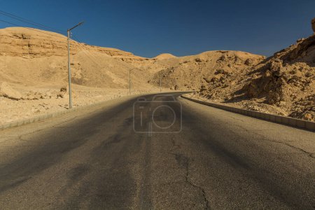 Photo for Road to the Valley of the Kings at the Theban Necropolis, Egypt - Royalty Free Image