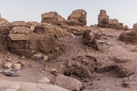 Photo for Old ruins at the Elephantine island in Aswan, Egypt - Royalty Free Image