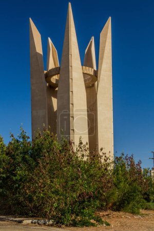 Foto de Monumento a la amistad árabe-soviética en la presa de Asuán, Egipto - Imagen libre de derechos