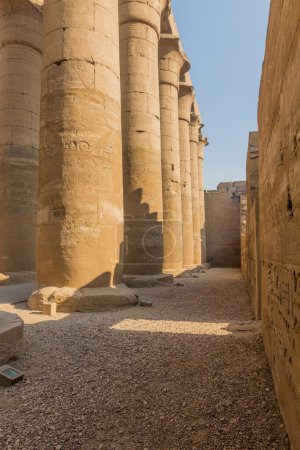 Téléchargez les photos : Colonnes du temple de Louxor, Égypte - en image libre de droit