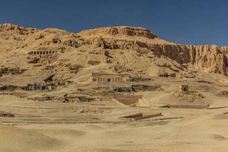Foto de Tombs of Nobles at the Theban Necropolis, Egypt - Imagen libre de derechos
