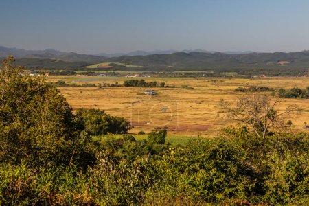 Photo for View of rural landscape near Muang Sing, Laos - Royalty Free Image