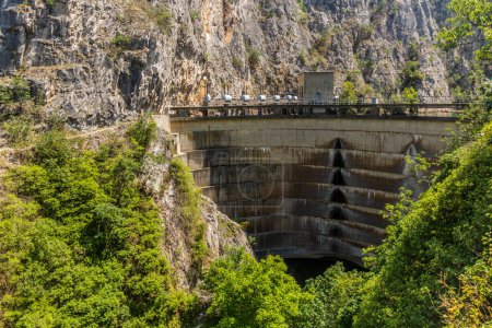 Photo for View of Matka dam in North Macedonia - Royalty Free Image