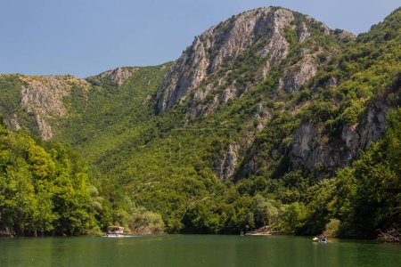 Téléchargez les photos : Vue du canyon de Matka en Macédoine du Nord - en image libre de droit