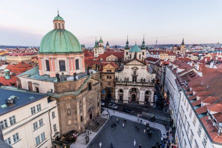 Francis of Assisi and St. Salvator churches in Prague, Czech Republic