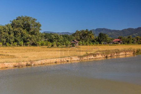 Photo for Rural landscape near Muang Sing, Laos - Royalty Free Image