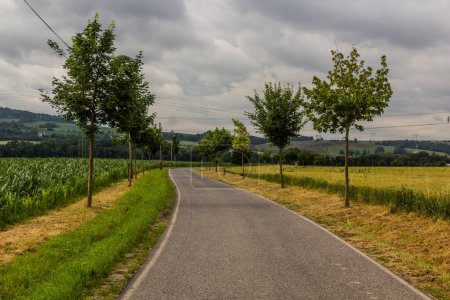 Photo for Rural road in Ceske Stredohori, Czech Republic - Royalty Free Image