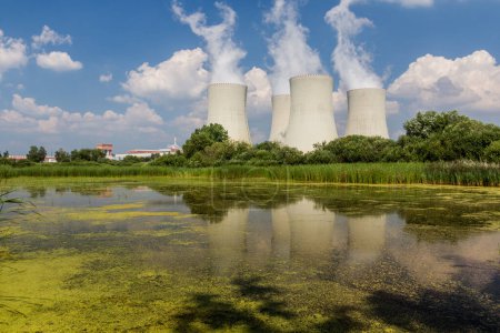 Foto de Central nuclear Temelin, República Checa - Imagen libre de derechos
