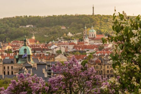 Téléchargez les photos : Vue du printemps du Petit Côté à Prague, République Tchèque - en image libre de droit