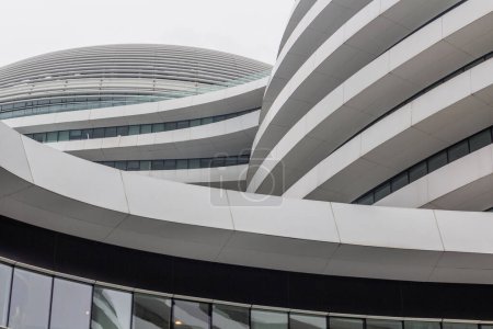 Photo for BEIJING, CHINA - OCTOBER 17, 2019: Detail of Galaxy SOHO complex building in Beijing, China - Royalty Free Image