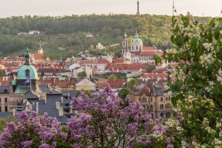 Téléchargez les photos : Vue du printemps du Petit Côté à Prague, République Tchèque - en image libre de droit