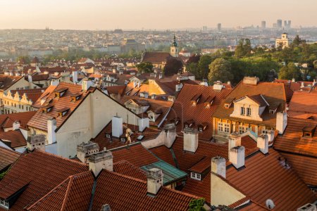 Téléchargez les photos : Vue aérienne de prague, République tchèque - en image libre de droit