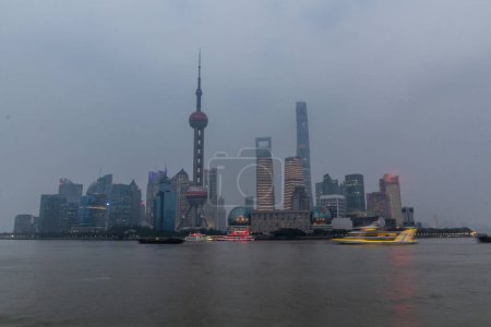 Téléchargez les photos : Skyline de Pudong à Shanghai, Chine - en image libre de droit