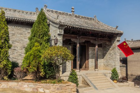 Téléchargez les photos : Ancien bâtiment dans le village de Zhangbicun, province du Shanxi, Chine - en image libre de droit