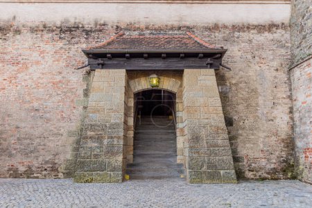 Téléchargez les photos : Porte du château Spilberk à Brno, République tchèque - en image libre de droit