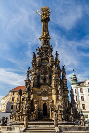 Foto de Columna de la Santísima Trinidad en Olomouc, República Checa - Imagen libre de derechos