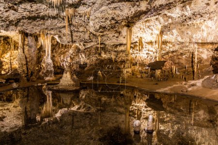 Téléchargez les photos : Grotte de Punkevni dans la région du Karst morave, République tchèque - en image libre de droit