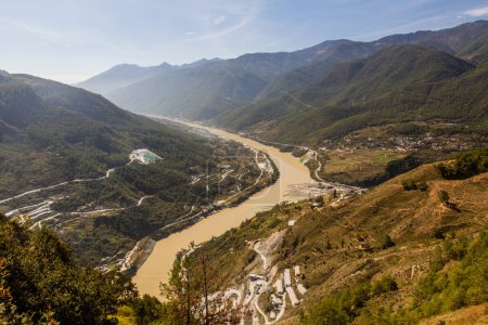 Photo for Jinsha river near Tiger Leaping Gorge, Yunnan province, China - Royalty Free Image