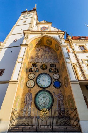 Photo for Astronomical clock (orloj) in Olomouc, Czech Republic - Royalty Free Image
