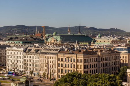Téléchargez les photos : VIENNE, AUTRICHE - 9 SEPTEMBRE 2021 : Skyline du centre de Vienne, Autriche - en image libre de droit