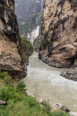 Photo for Jinsha river in Tiger Leaping Gorge, Yunnan province, China - Royalty Free Image