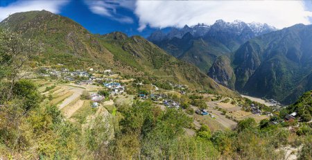 Photo for Village in Tiger Leaping Gorge, Yunnan province, China - Royalty Free Image
