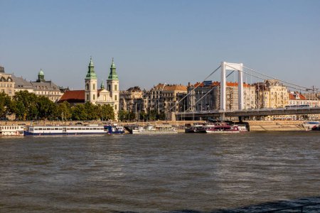 Photo for Danube riverside in Budapest, Hungary - Royalty Free Image
