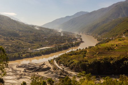 Photo for Jinsha river near Lijiang, Yunnan province, China - Royalty Free Image
