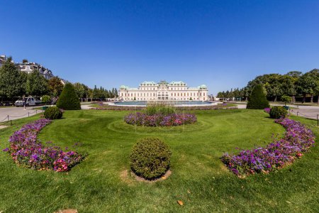 Foto de Jardín del Palacio Belvedere en Viena, Austria - Imagen libre de derechos