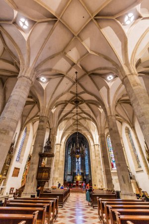 Photo for BRATISLAVA, SLOVAKIA - SEPTEMBER 7, 2021: St Martin's Cathedral in Bratislava, Slovakia - Royalty Free Image