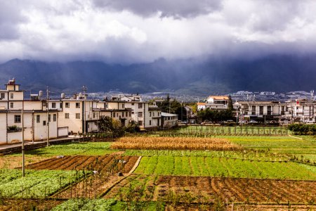 Photo for View of Haidong town, Yunnan province, China - Royalty Free Image